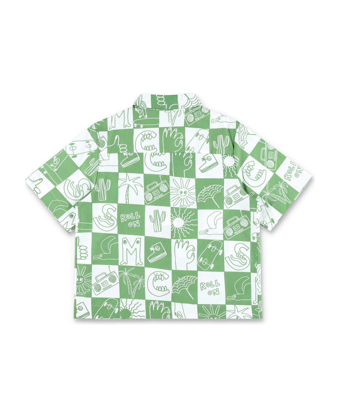 Stella McCartney Kids Kid - Check Shirt - GREEN