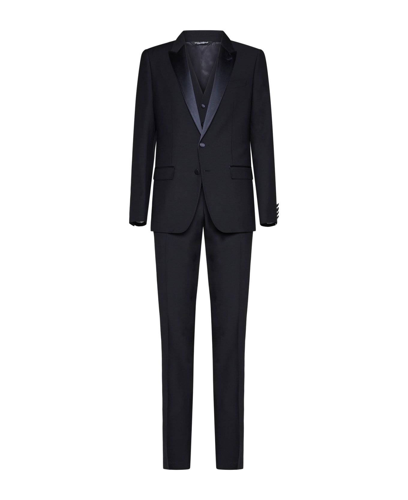 Dolce & Gabbana Three Pieces Wool Tuxedo - Blue スーツ