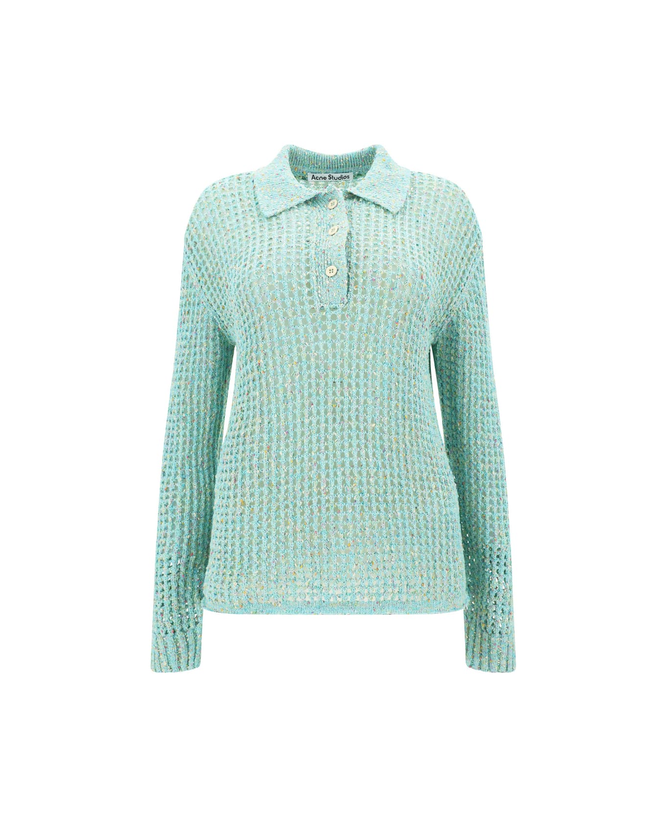 Acne Studios Polo Sweater - Aqua Blue ポロシャツ