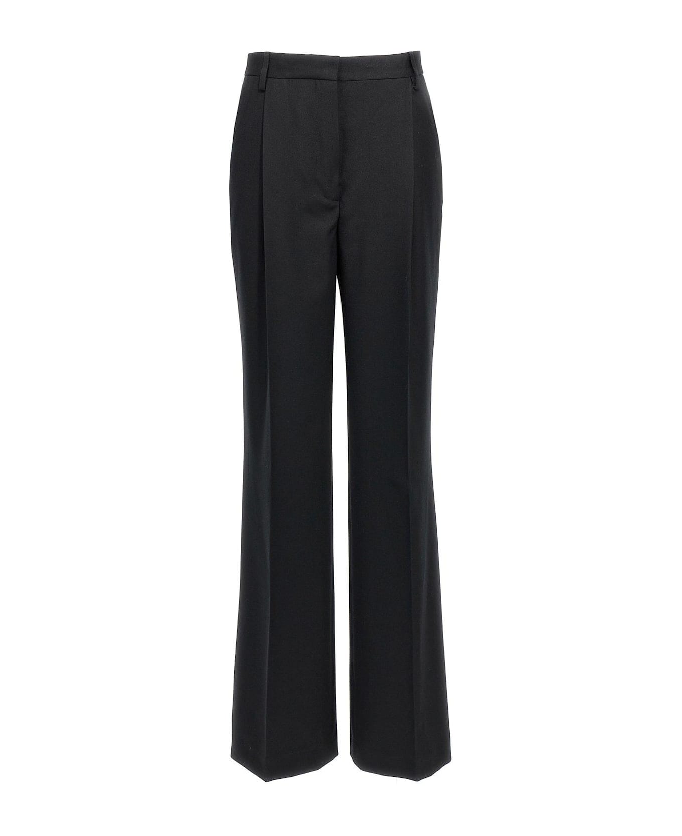 Dries Van Noten Pleat Detailed Portia Pants - BLACK ボトムス