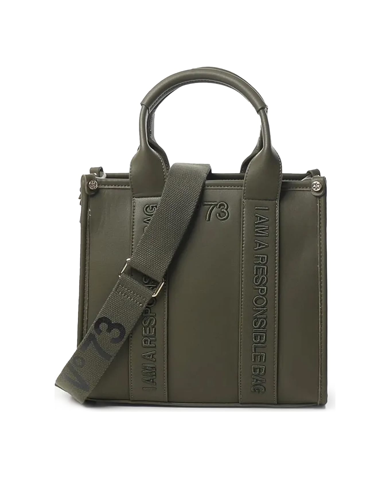 V73 Echo Shopping Tote Bag 73 - Green