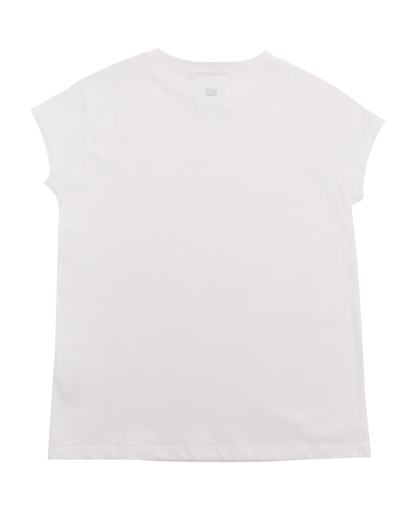 Douuod White T-shirt - WHITE Tシャツ＆ポロシャツ