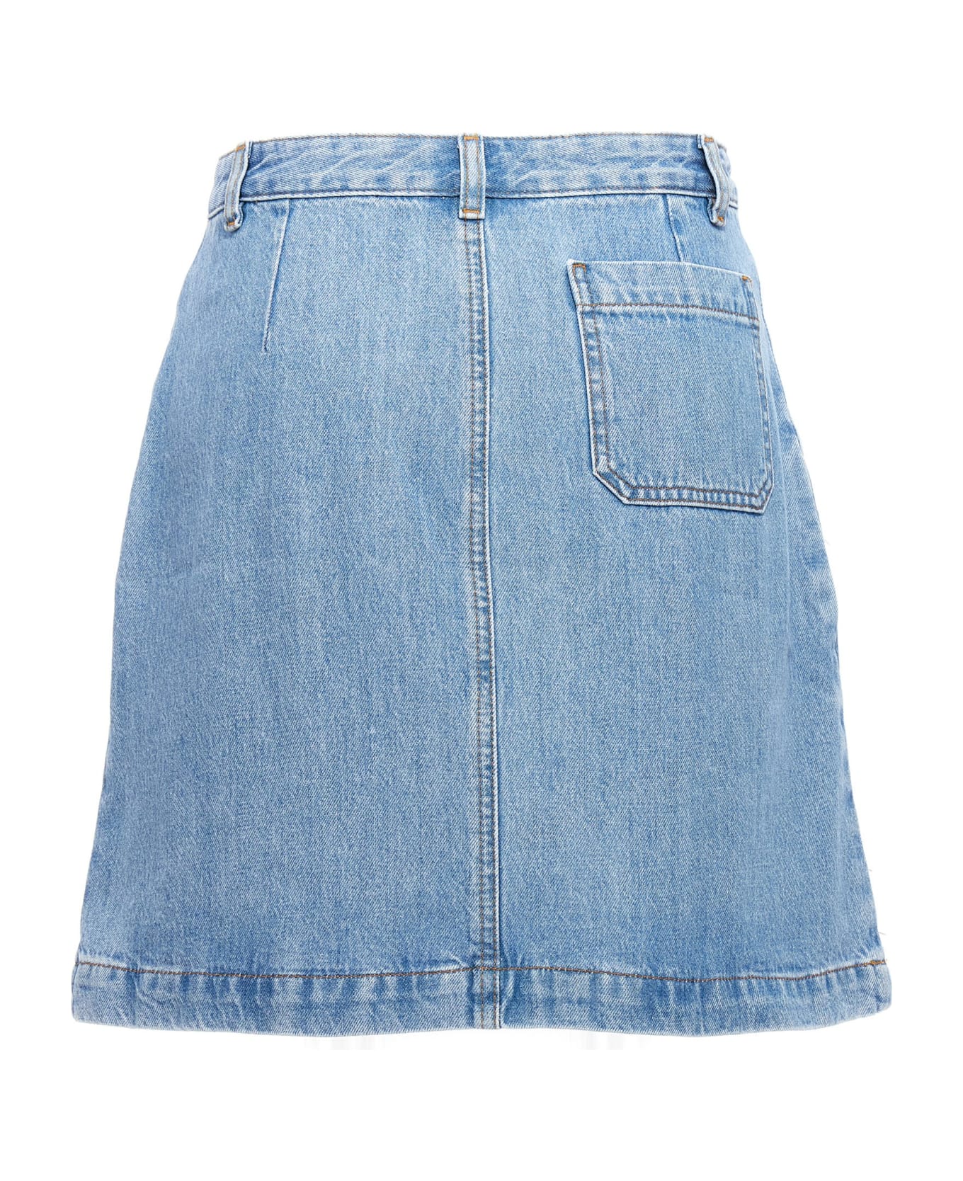 A.P.C. Lea Skirt - Blue