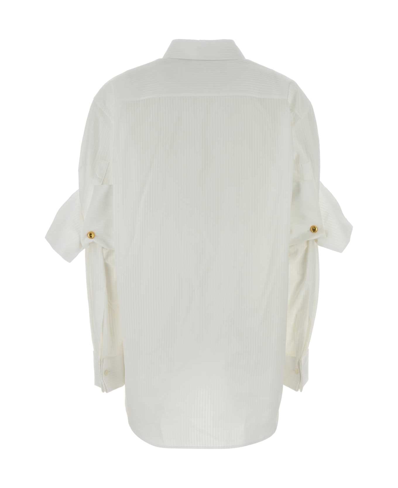 Loewe White Cotton Shirt - WHITE