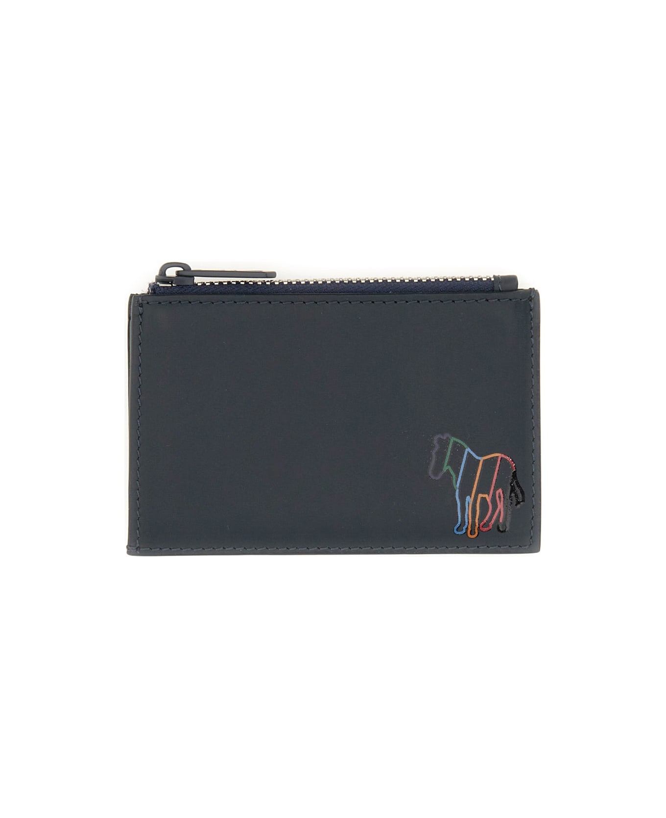 Paul Smith Card Holder "zebra" - BLUE