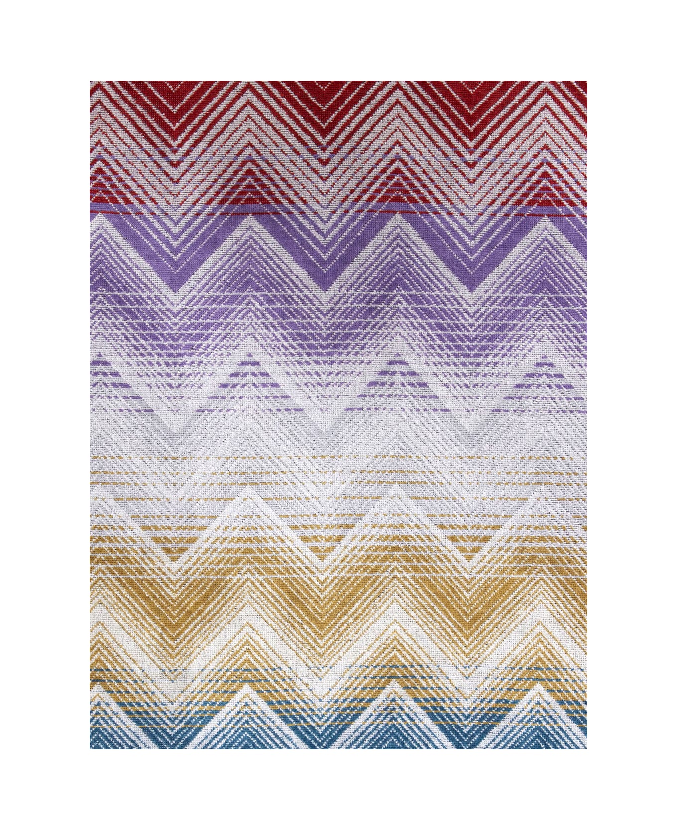 Missoni 
marea
 Multicolor Bathrobe With Hood And All-over Zigzag Motif In Cotton Home - Multicolor