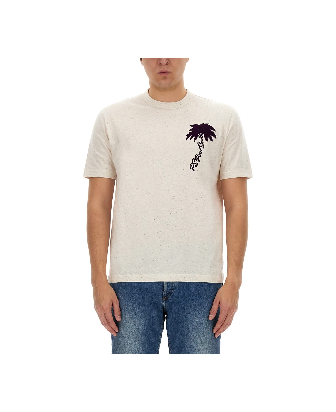 Paul Smith T-shirt With Logo - OFF WHITE