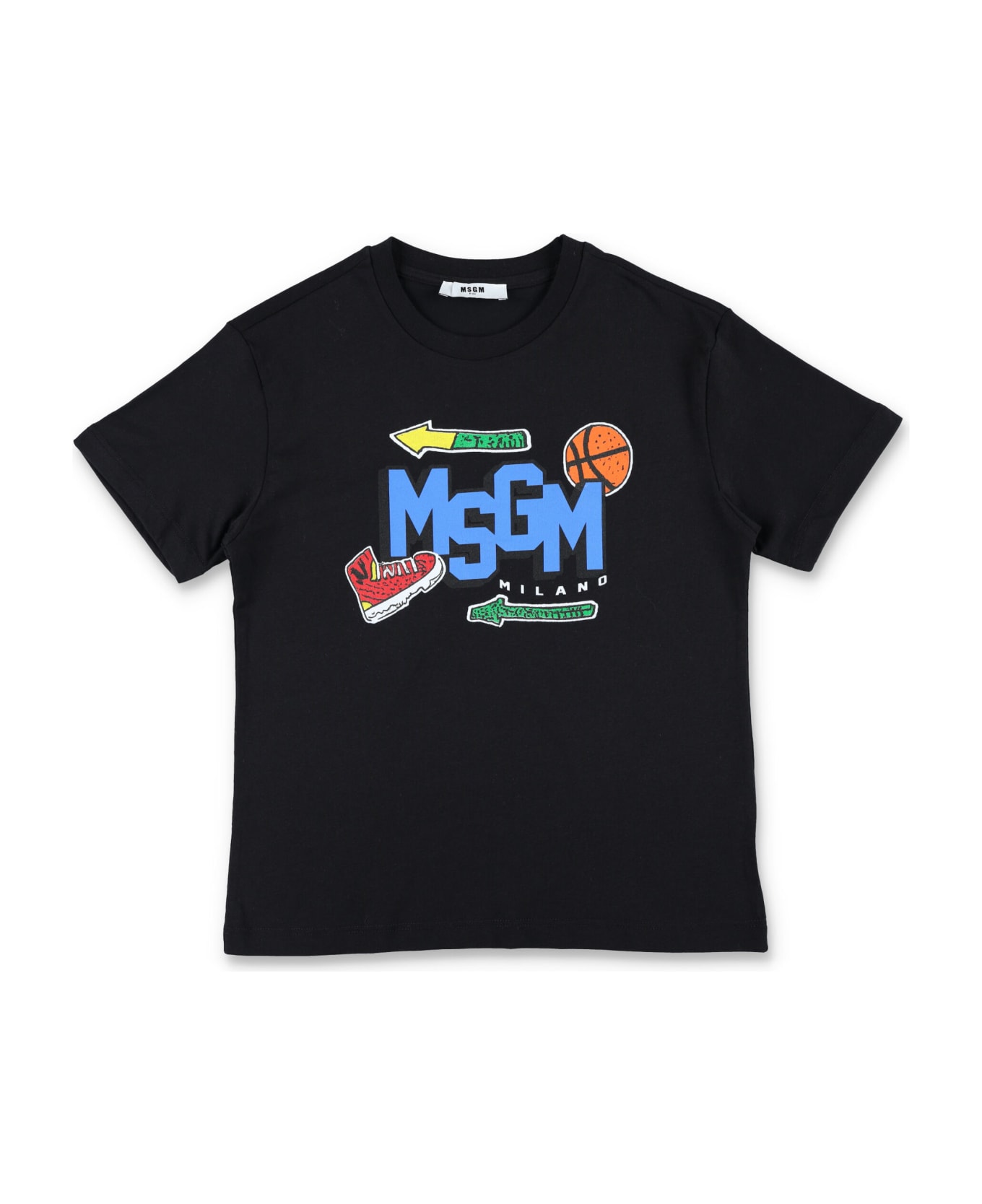 MSGM Logo T-shirt - BLACK