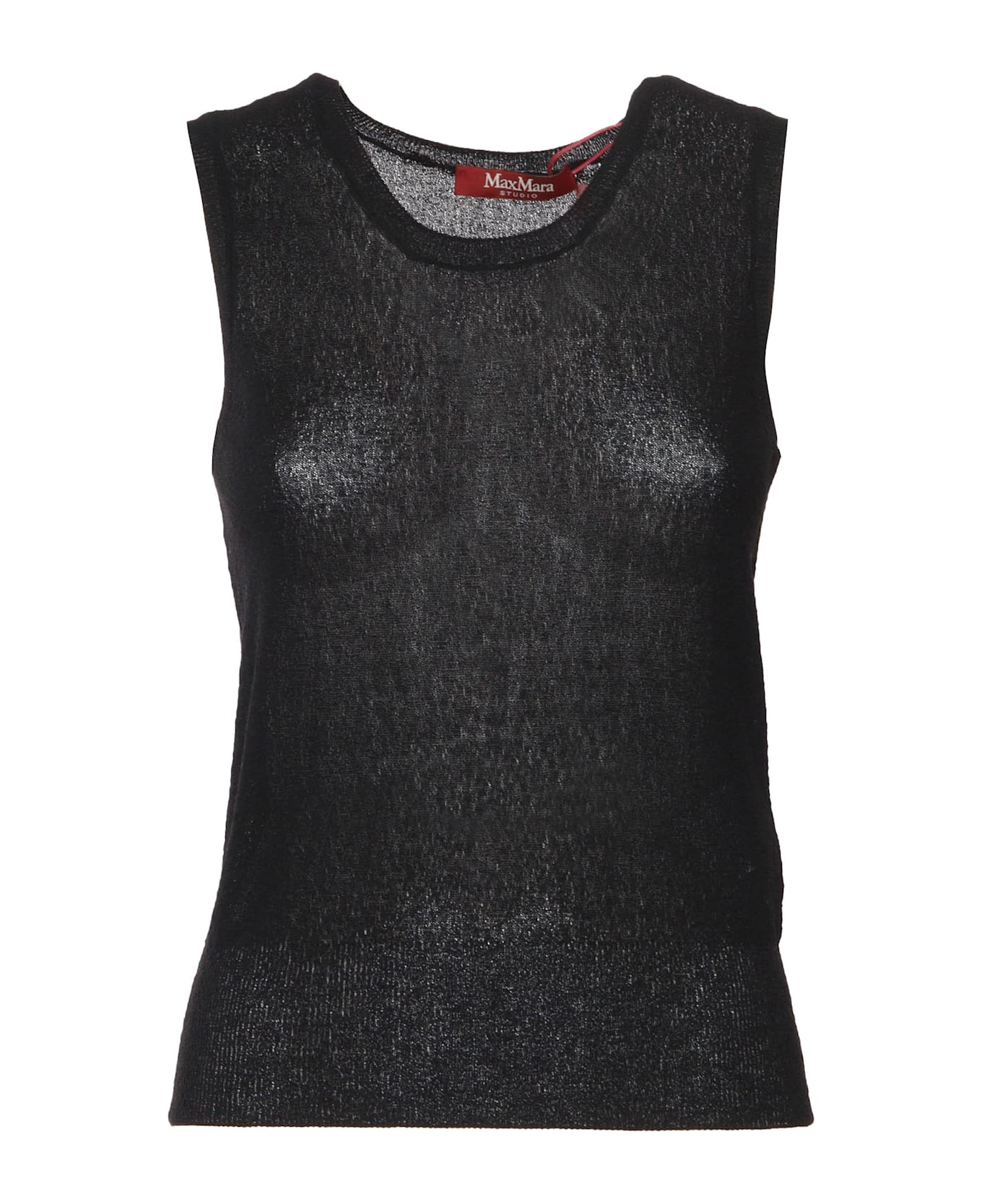 Max Mara Studio Pedone Sweater/tank/top - BLACK