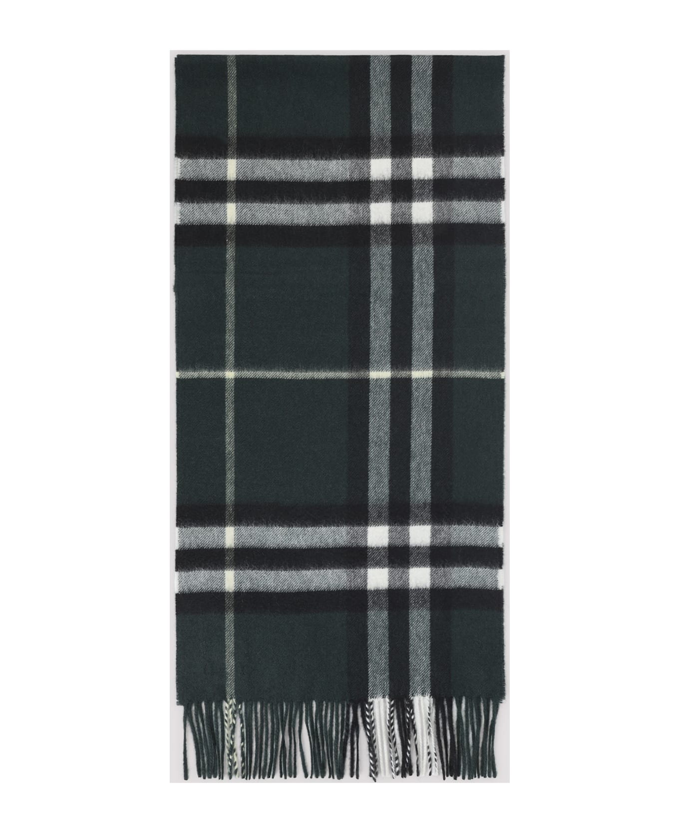 Burberry Giant Check Scarf - Anchor Green