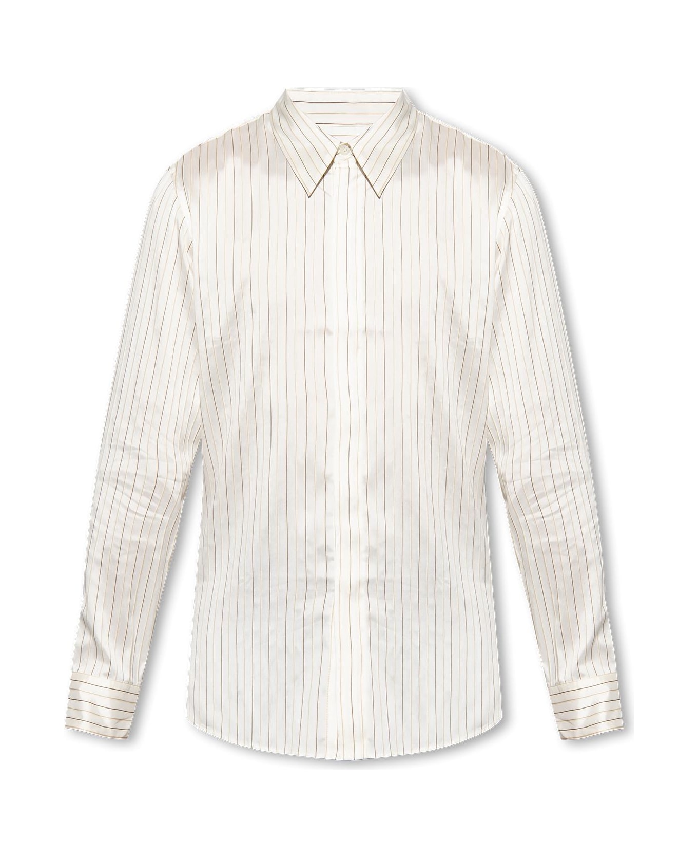 Dries Van Noten Pinstripe Shirt - White