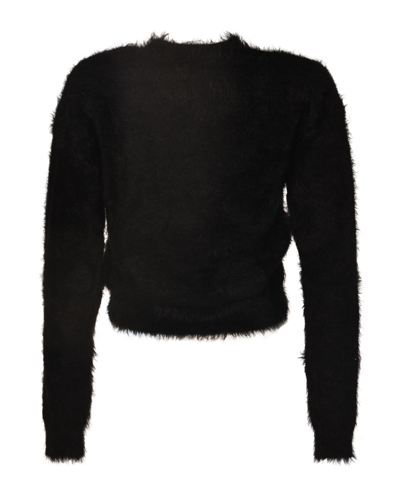 Moschino Fur Coated Sweater - Black ニットウェア