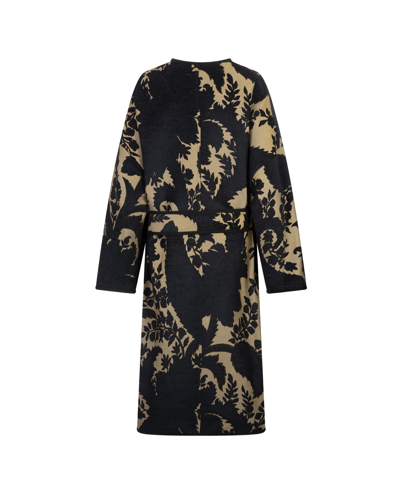 Etro Multicoloured Jacquard Chenille Reversible Coat - MultiColour