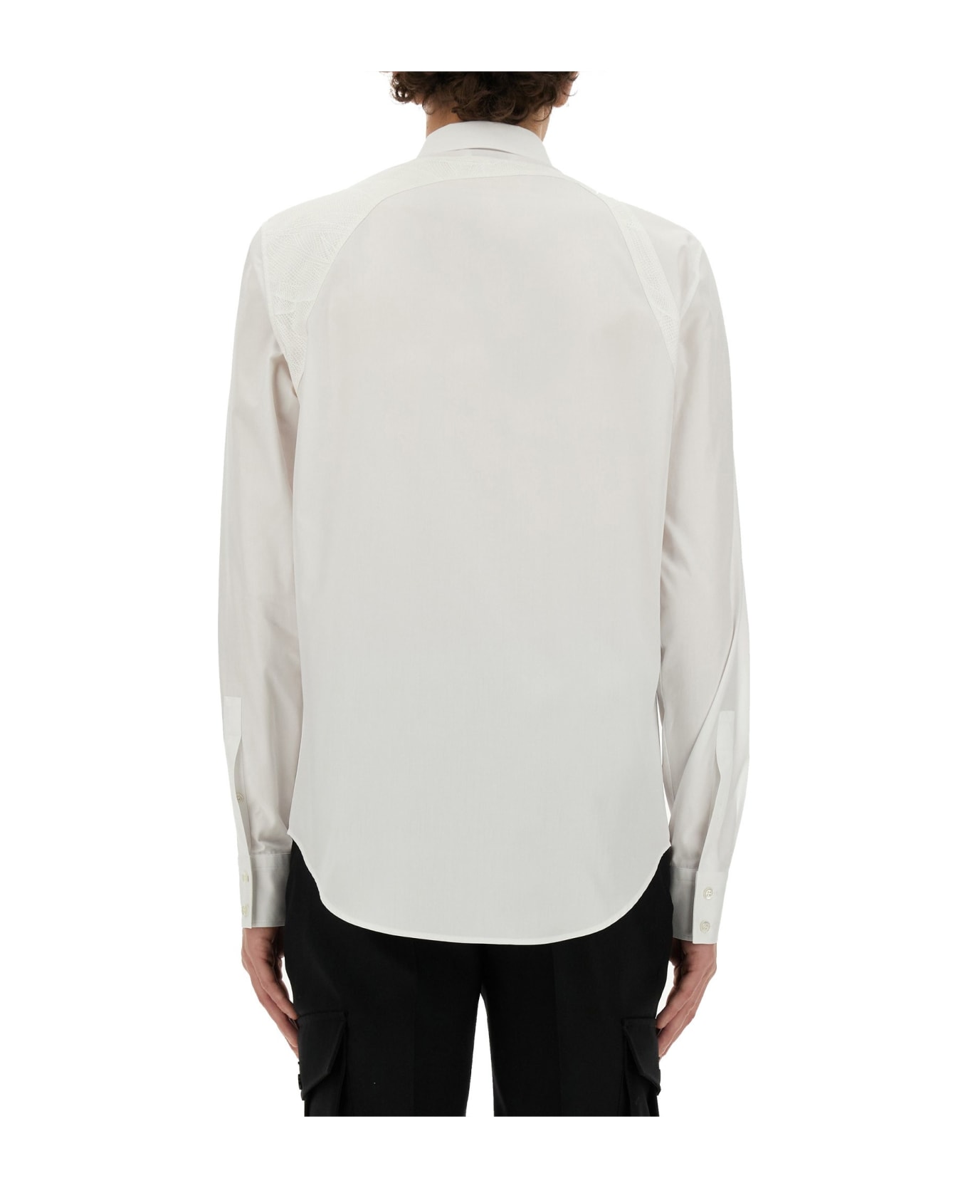 Alexander McQueen Harness Shirt - BIANCO