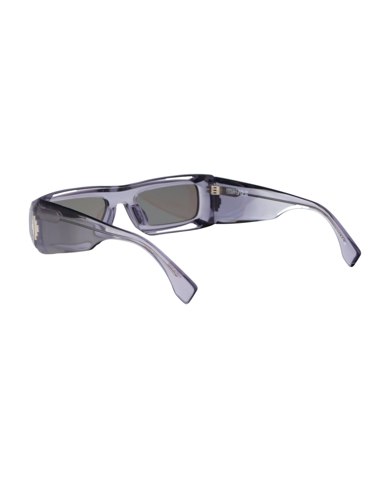 Marcelo Burlon Maqui Sunglasses - 0972 GREY MIRROR SILVER サングラス