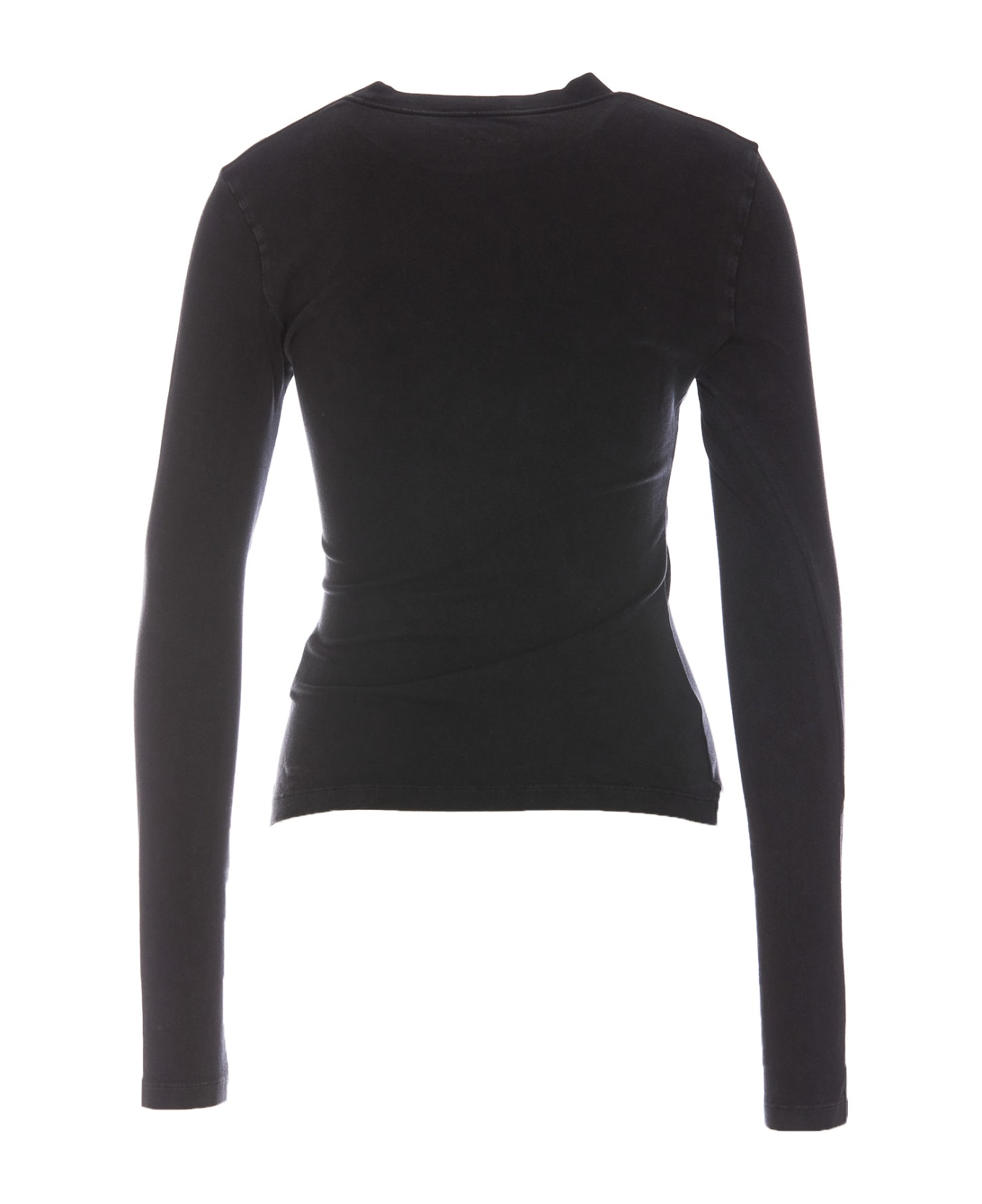Versace Logo Print Sweater - Black