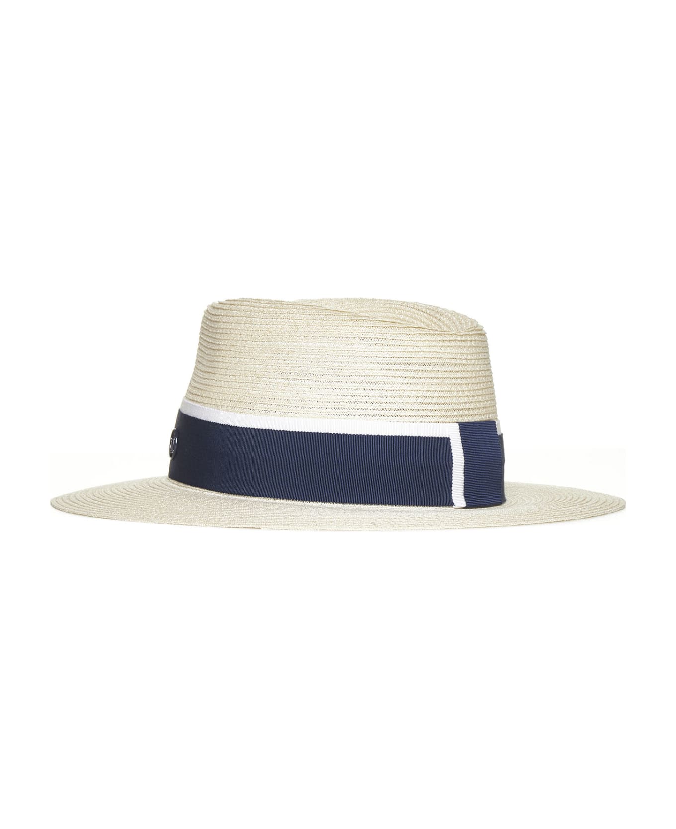 Maison Michel Hat - Natural navy 帽子