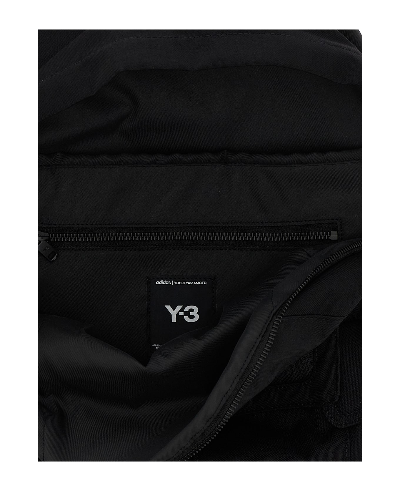 Y-3 Small Logo Pocket Backpack - Black  