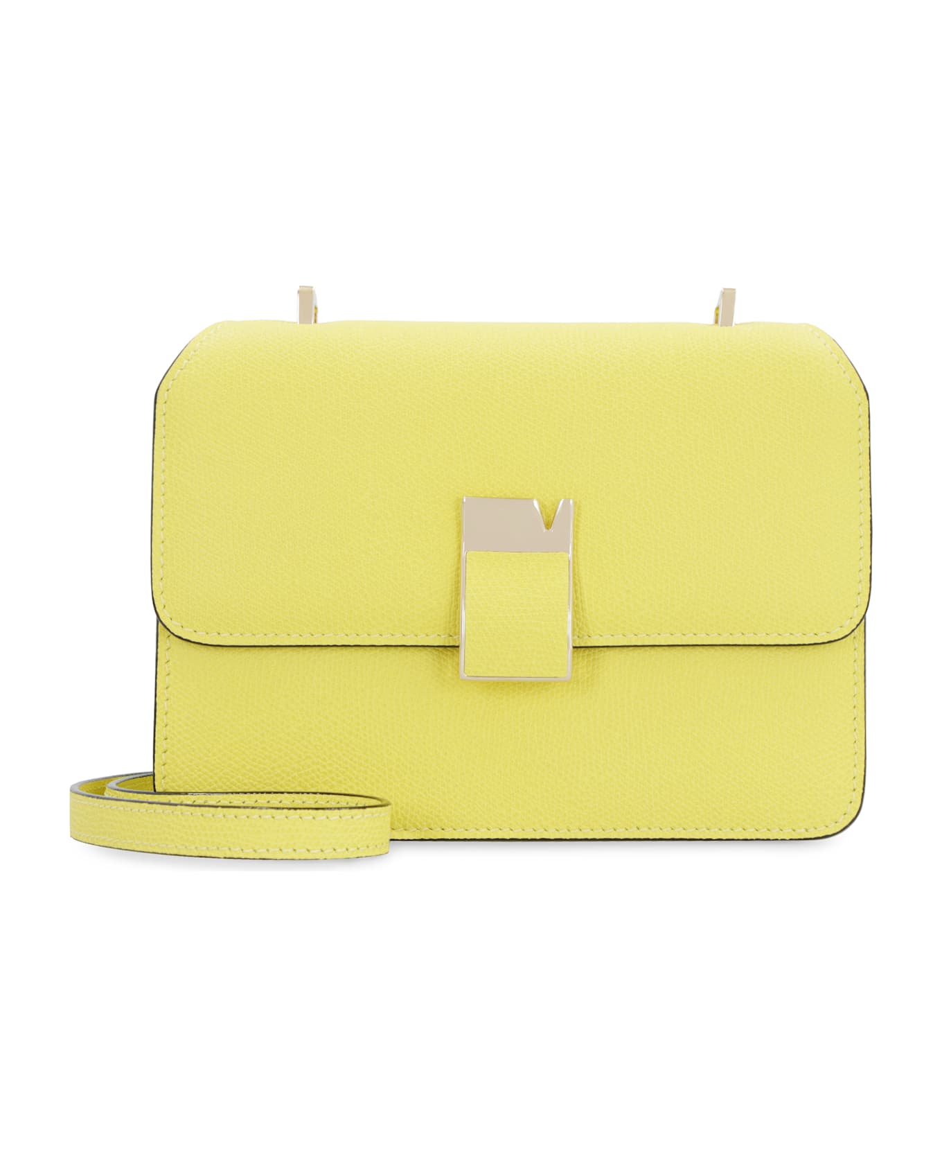 Valextra Nolo Mini Leather Crossbody Bag - Yellow ショルダーバッグ