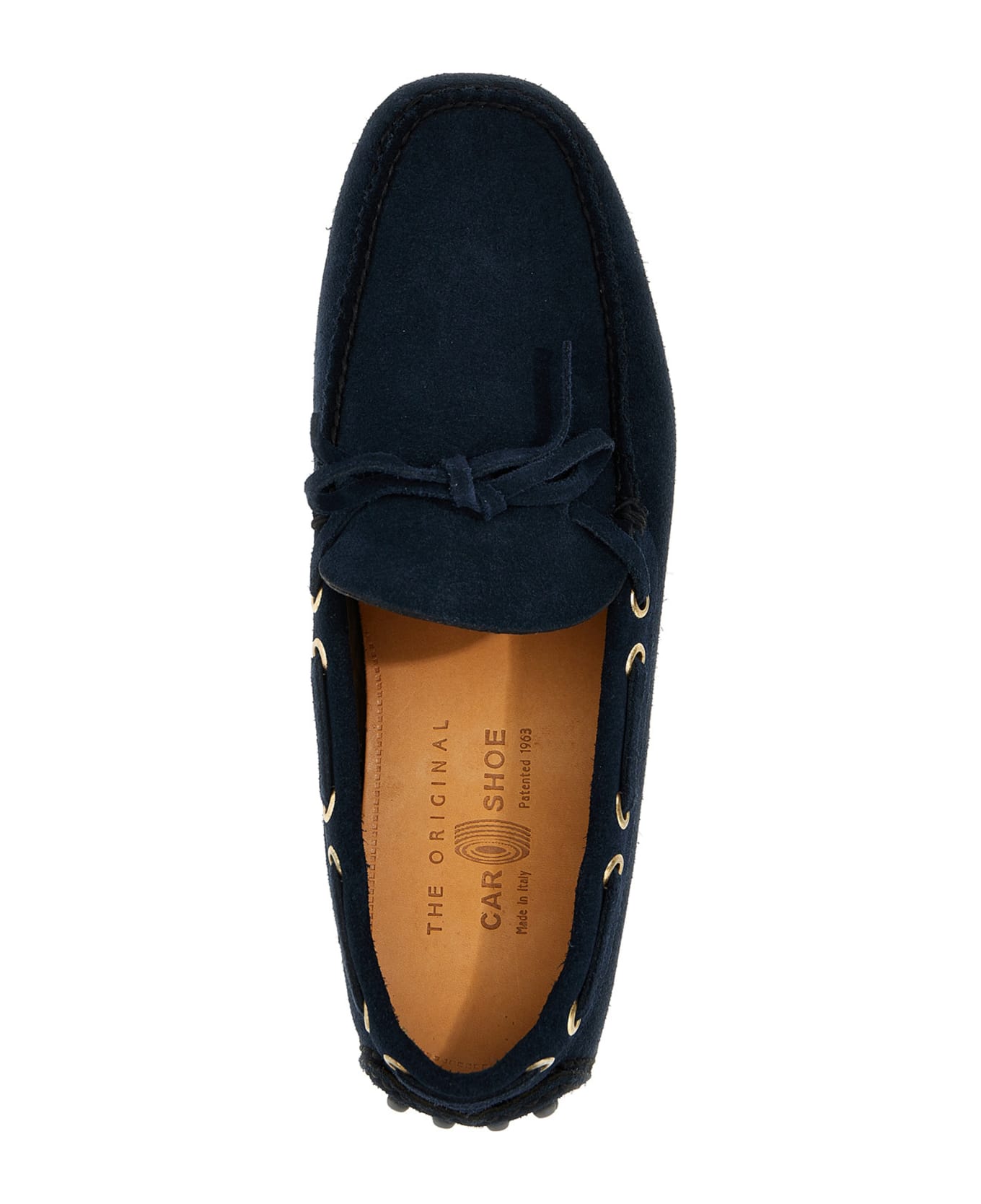 Car Shoe Suede Loafers - Blue