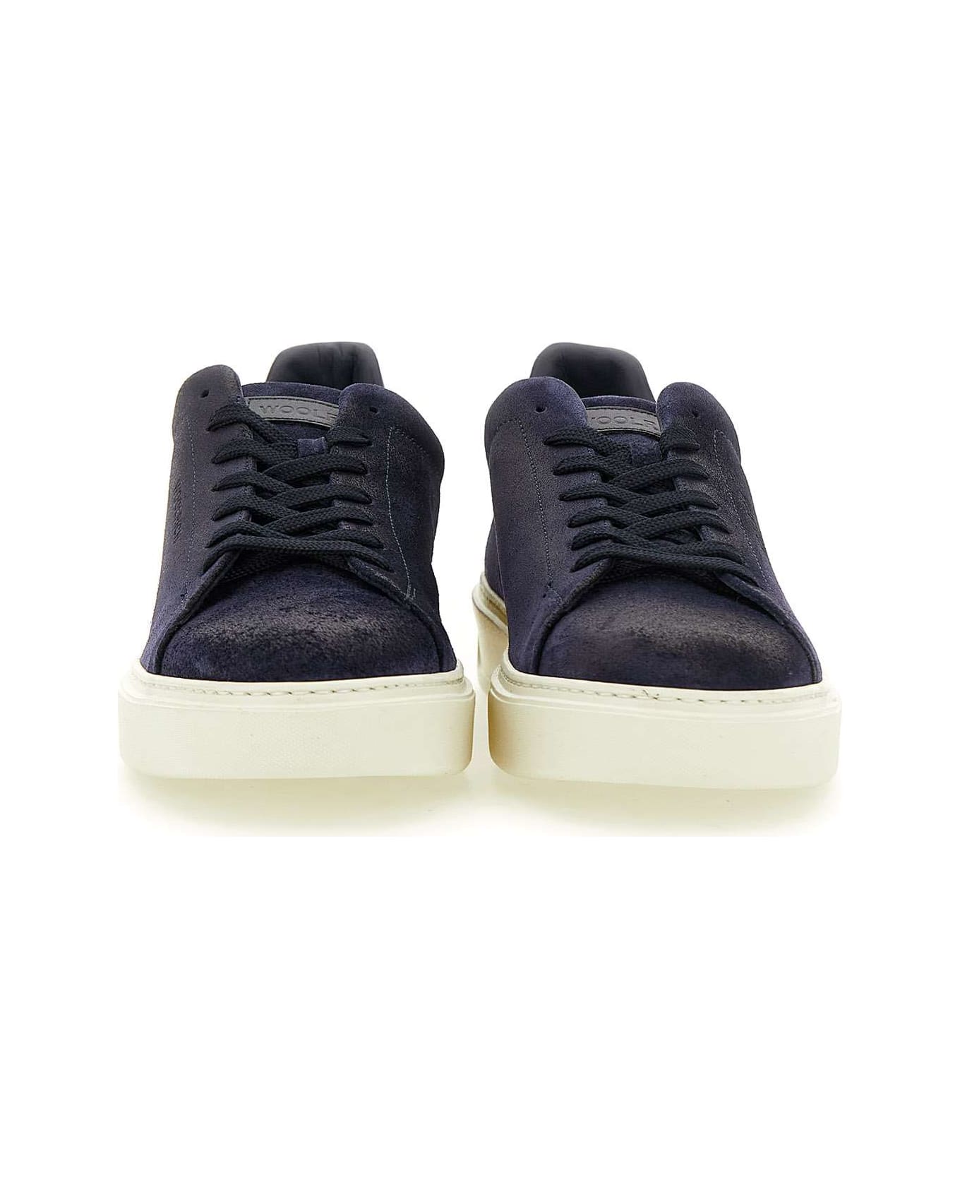 Woolrich 'classic Court' Suede Sneakers - Blu