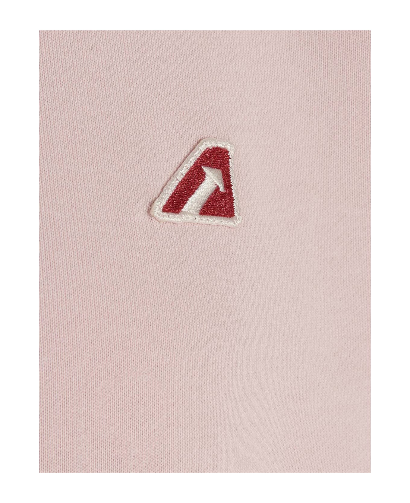 Autry Logo Sweatshirt - ACADEMY PINK