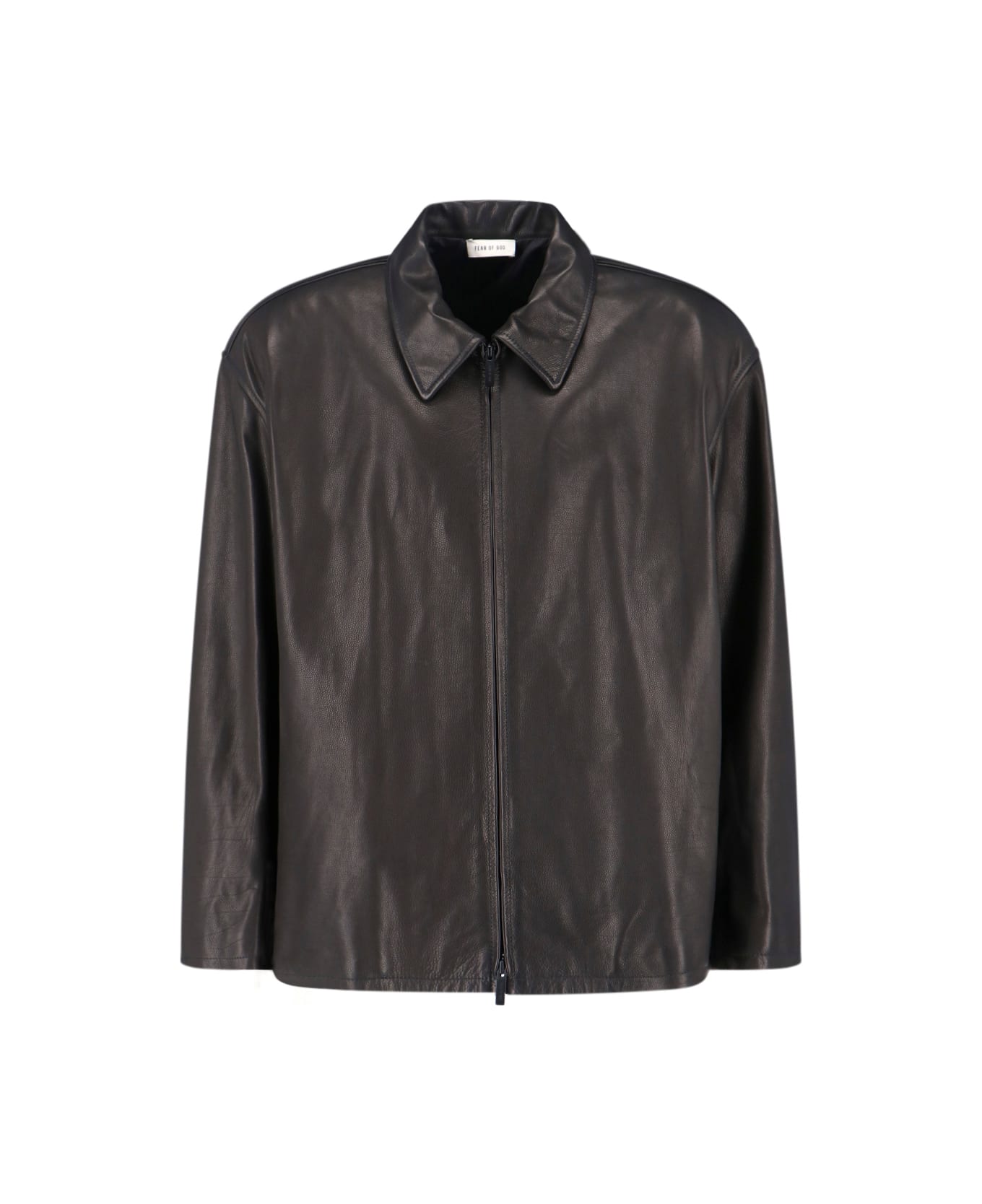 Fear of God Calf Leather Jacket - Black  