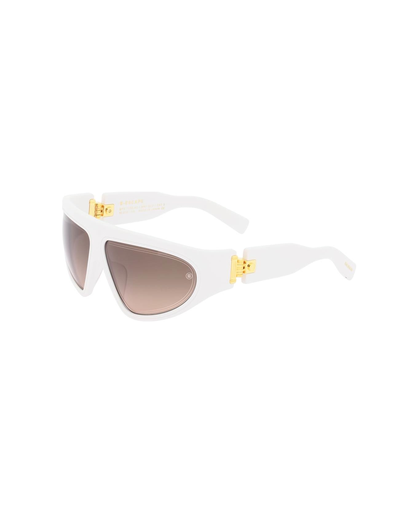 Balmain B-escape Sunglasses - WHITE GOLD (White)