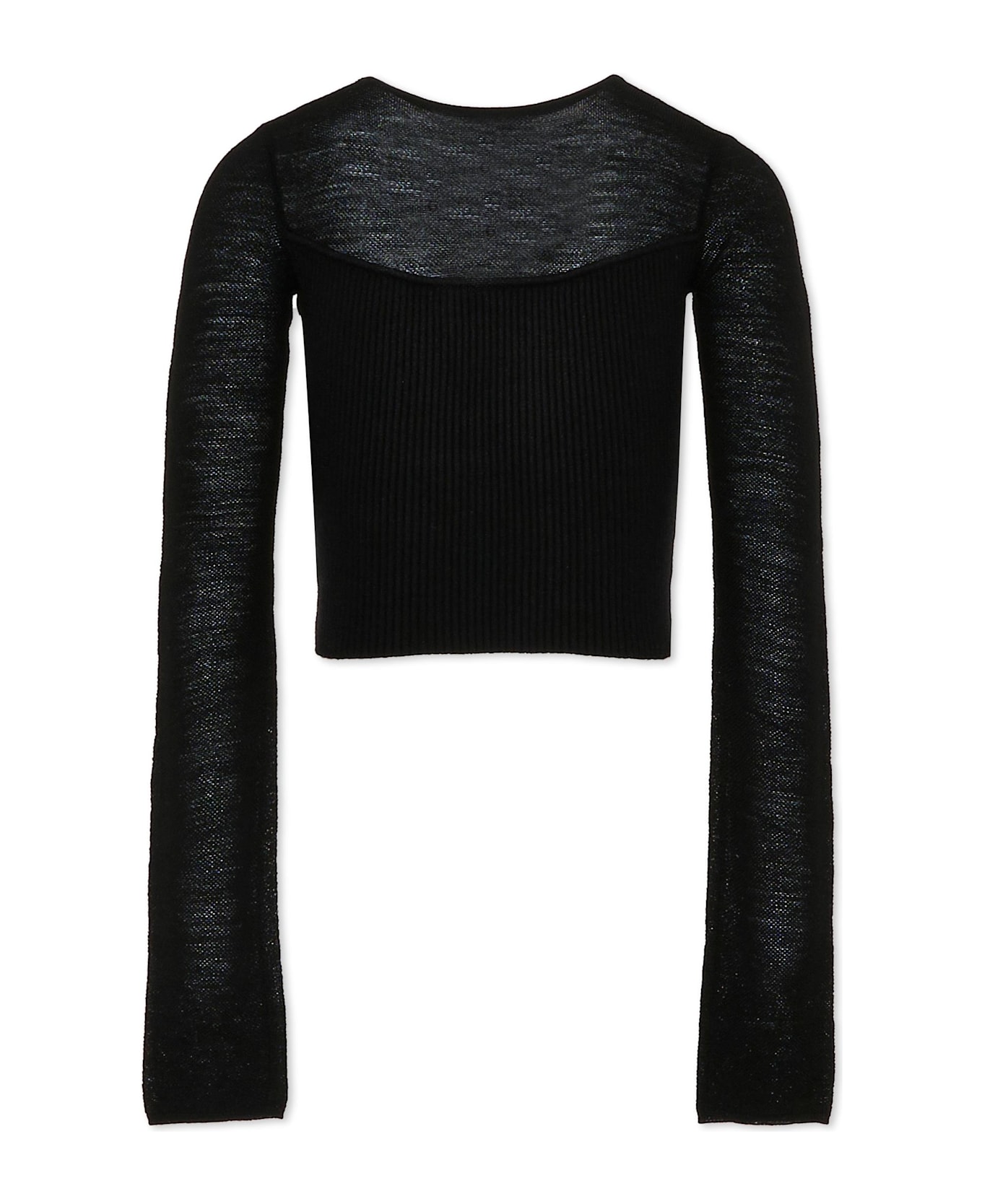 Pinko Black Top For Girl With Logo - Black