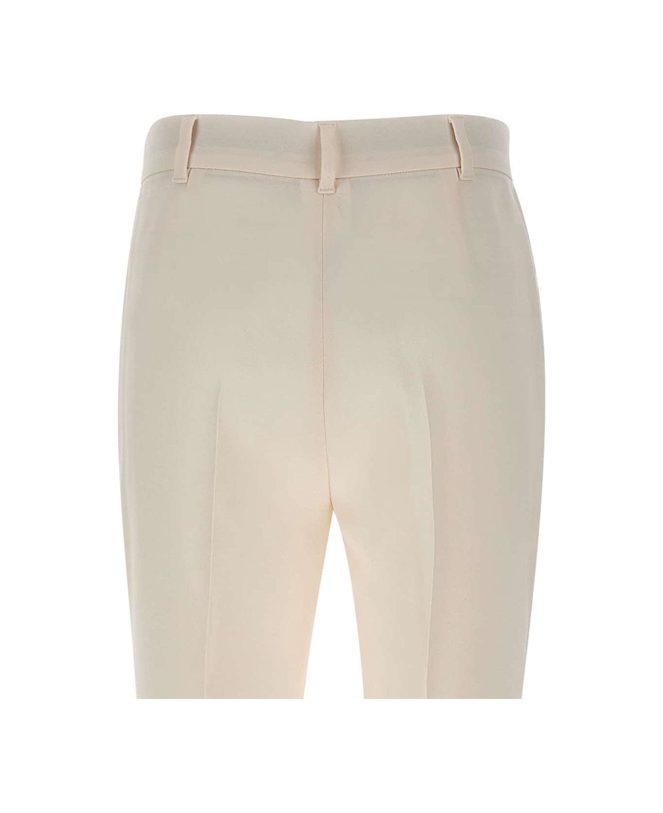 Max Mara Studio High Waist Straight Leg Pants Max Mara Studio - BUTTER