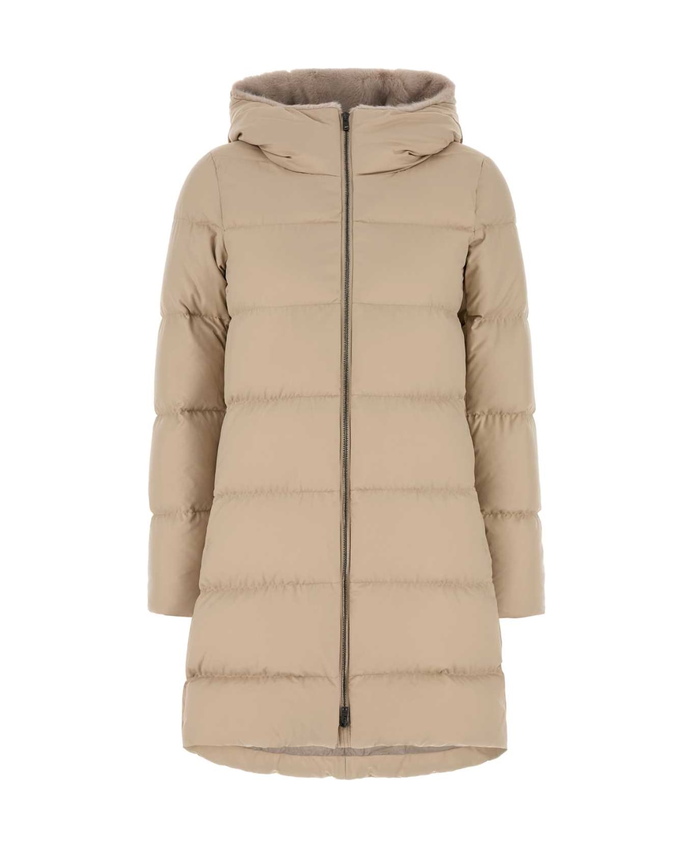 Herno Sand Polyester Down Jacket - BEIGECHIARO