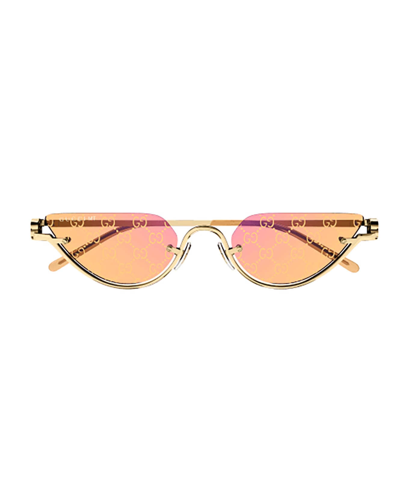 Gucci Eyewear GG1603S Sunglasses - Gold Gold Yellow サングラス