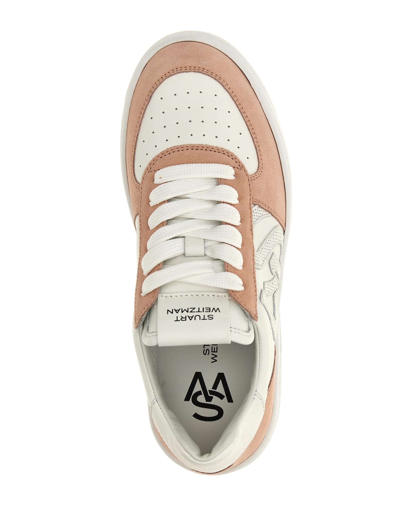 Stuart Weitzman 'courtside Monogram' Sneakers - Pink スニーカー