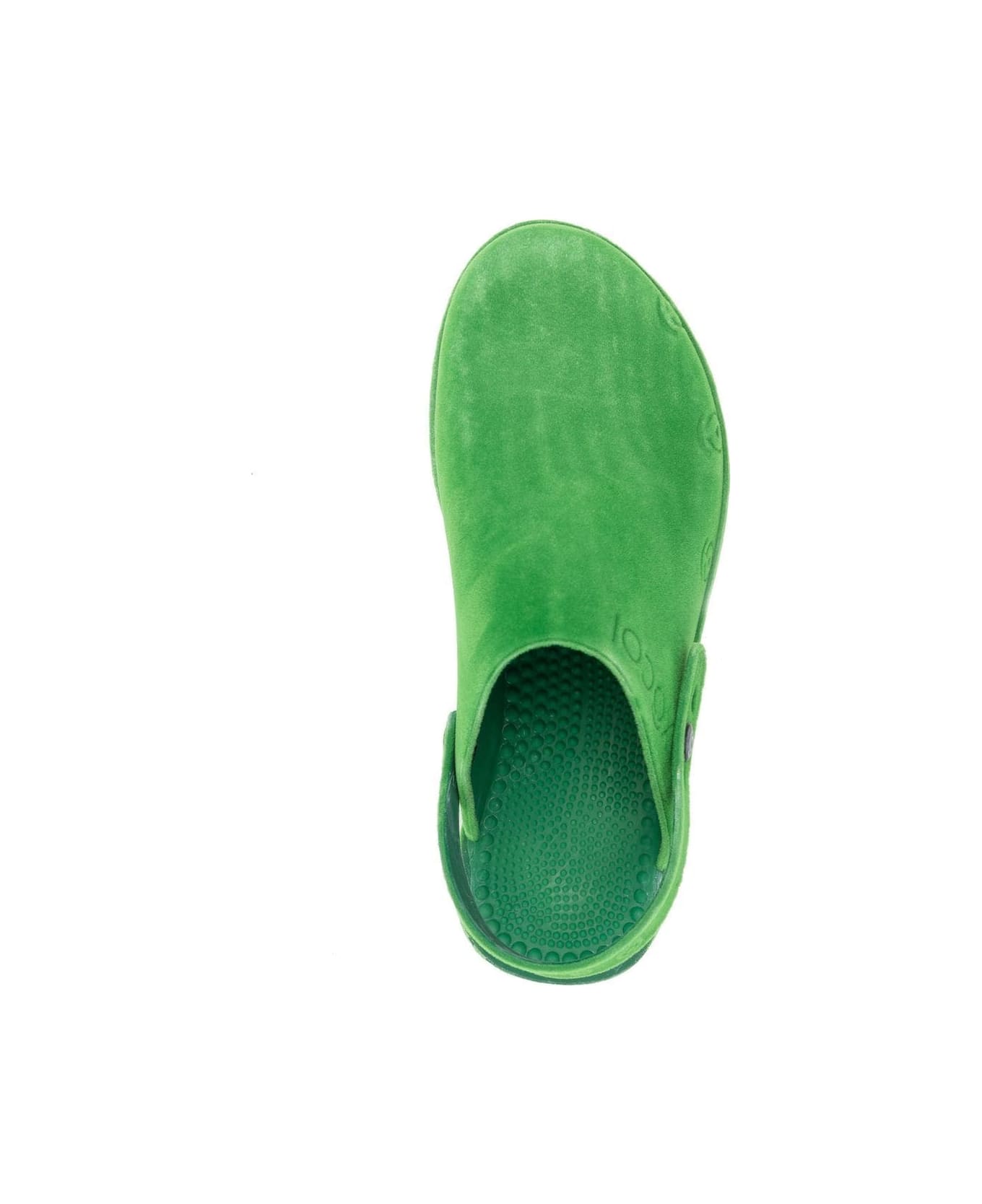 Xocoi Slingback Platform Mules - Green