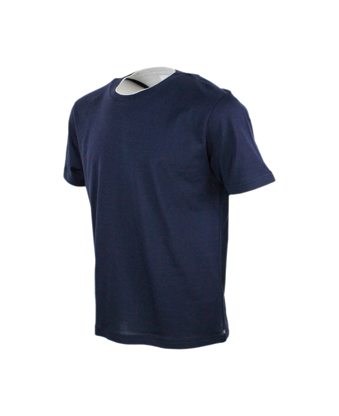 Eleventy T-Shirt - Blu - grigio chiaro