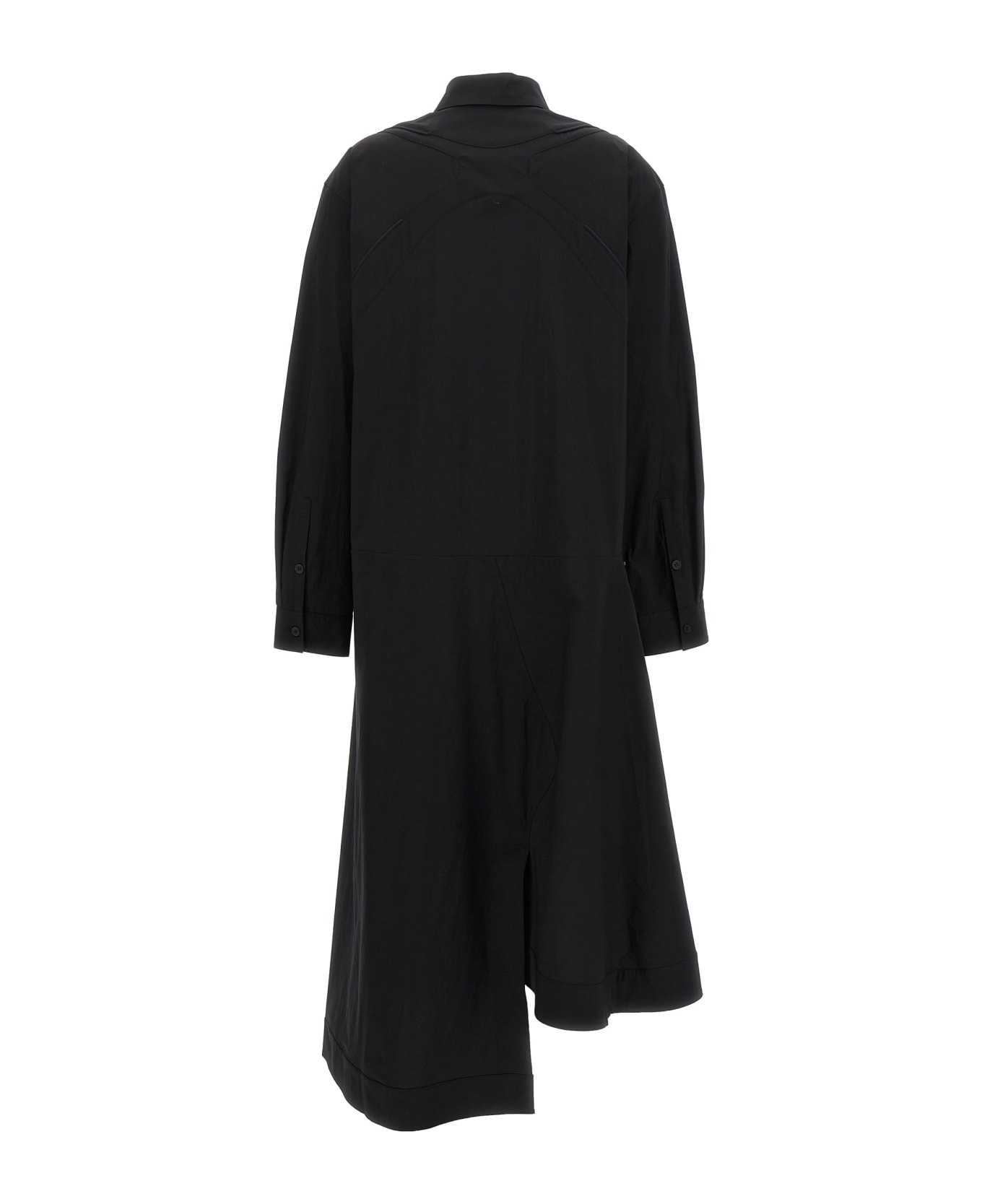 Y-3 Midi Shirt Dress - Black  