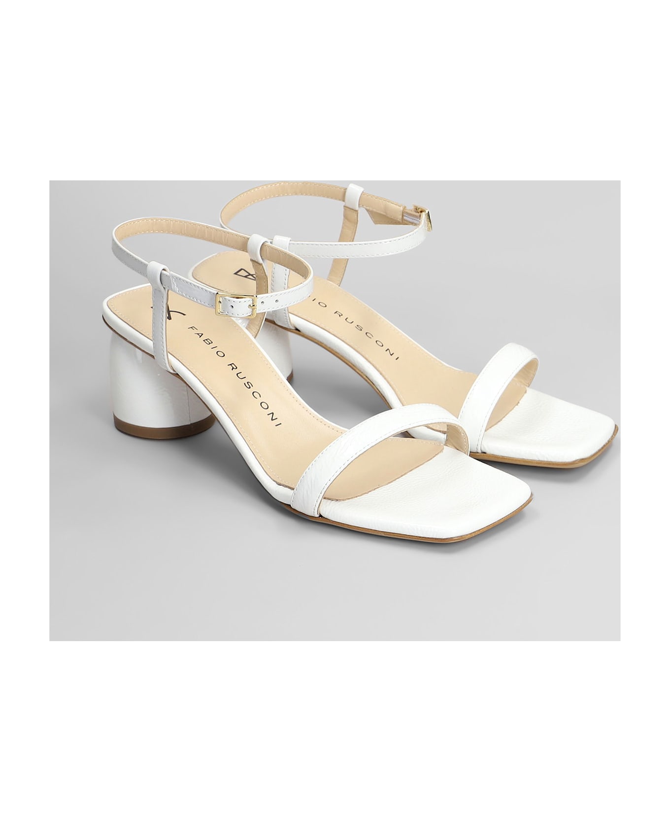 Fabio Rusconi Sandals In White Leather - white