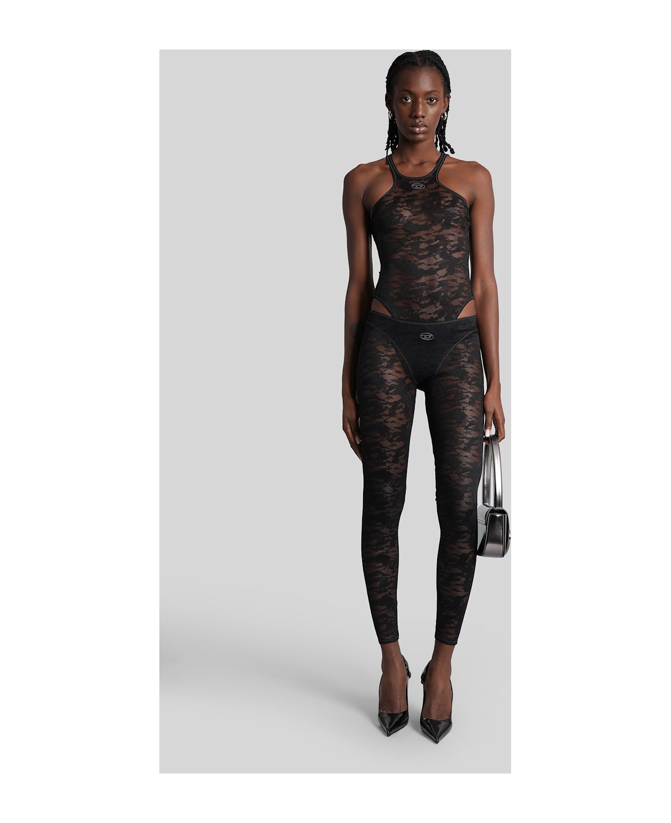 Diesel Christie-utlt Body In Black Polyester - black