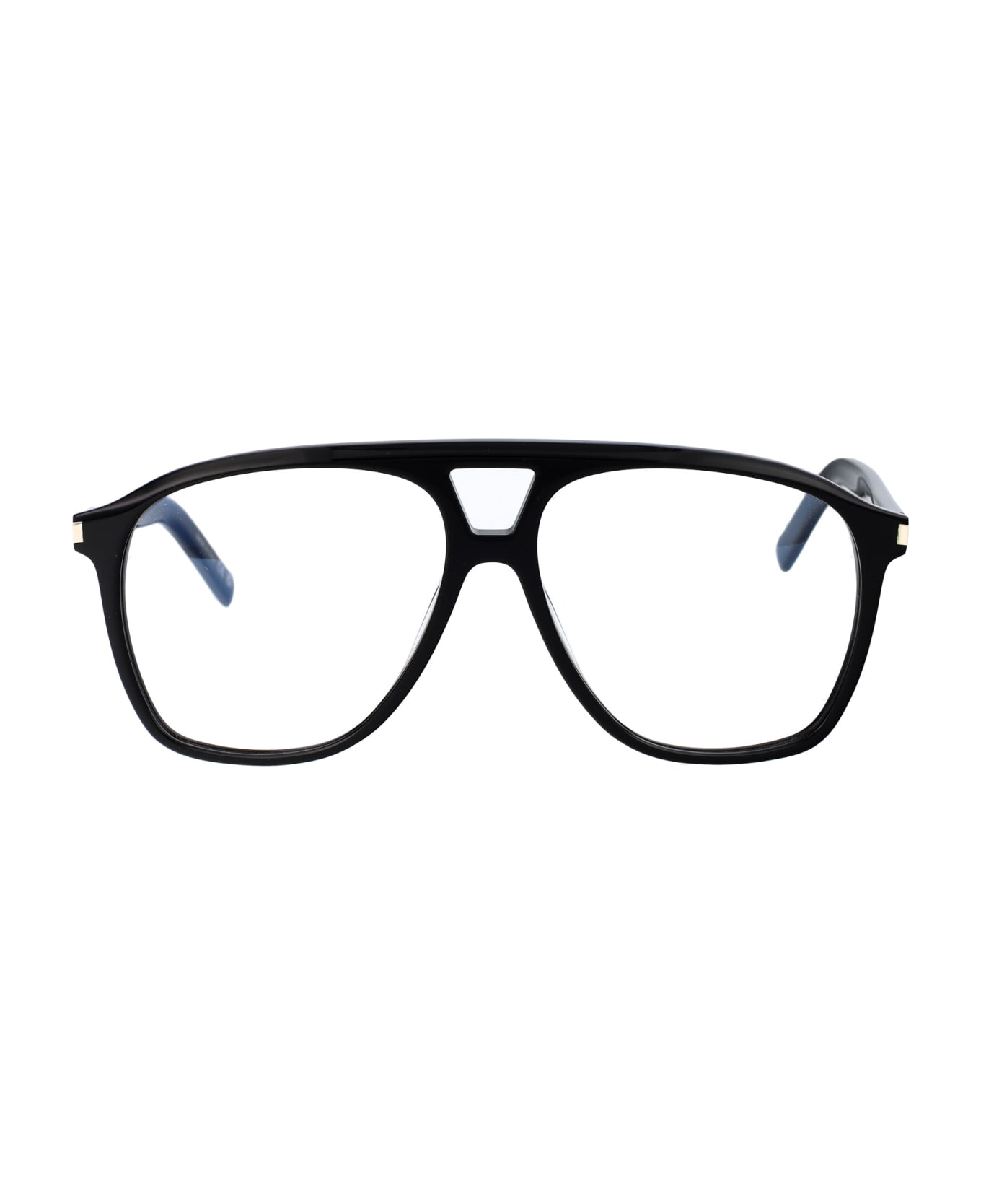 Saint Laurent Eyewear Sl 596 Dune Opt Glasses - 001 BLACK BLACK TRANSPARENT