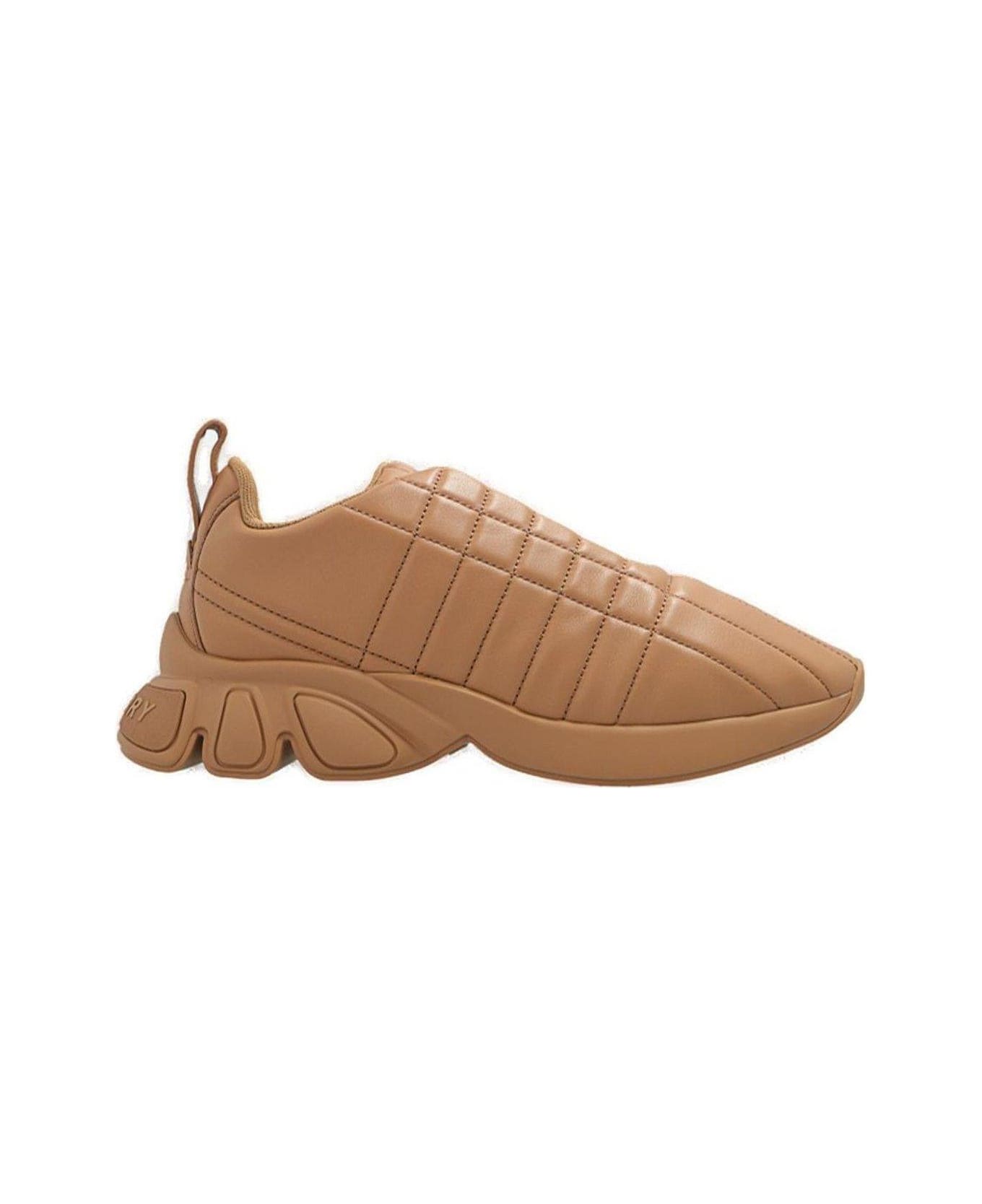 Burberry Quilted Low-top Sneakers - Beige