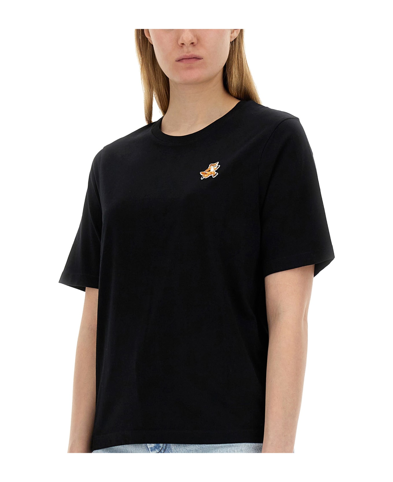 Maison Kitsuné Speedy Fox T-shirt - BLACK