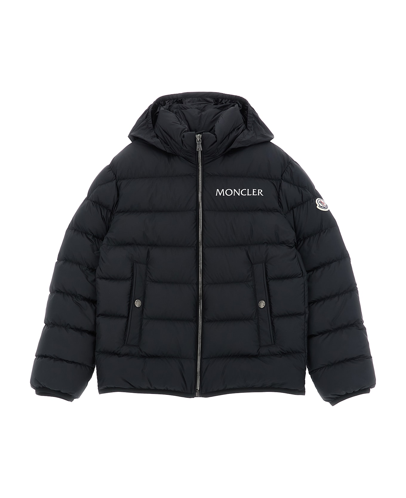 Moncler 
bajan
 Down Jacket - White/Black