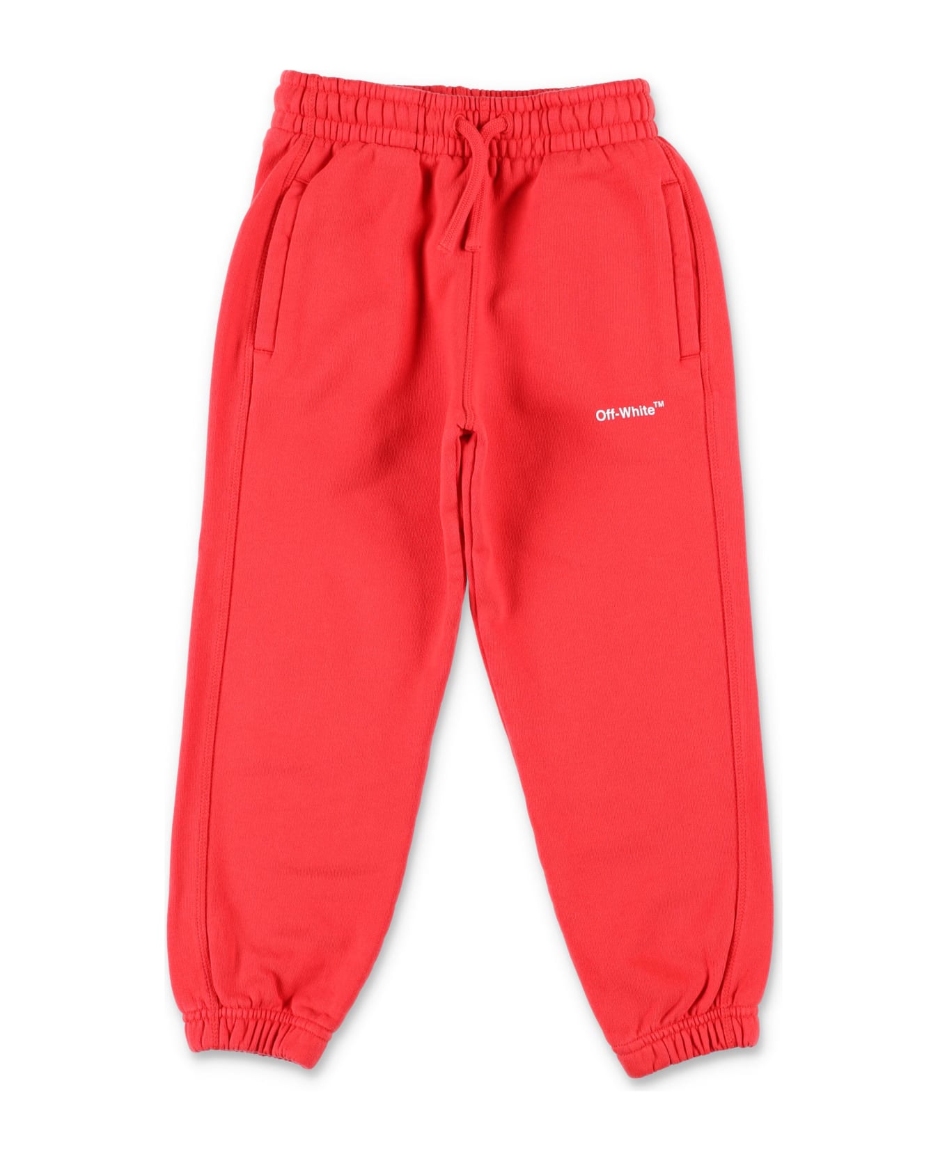 Off-White Rubber Arrow Sweat Pants - RED WHITE