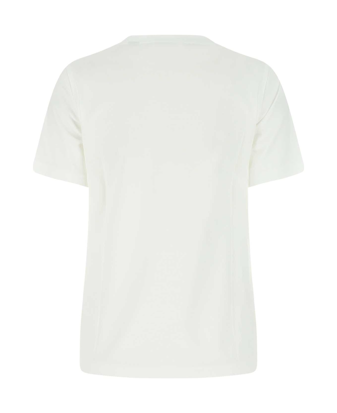 Burberry White Cotton T-shirt - A1464
