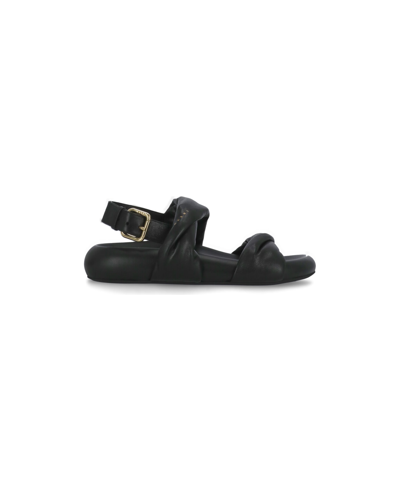 Marni Leather Sandals - Black