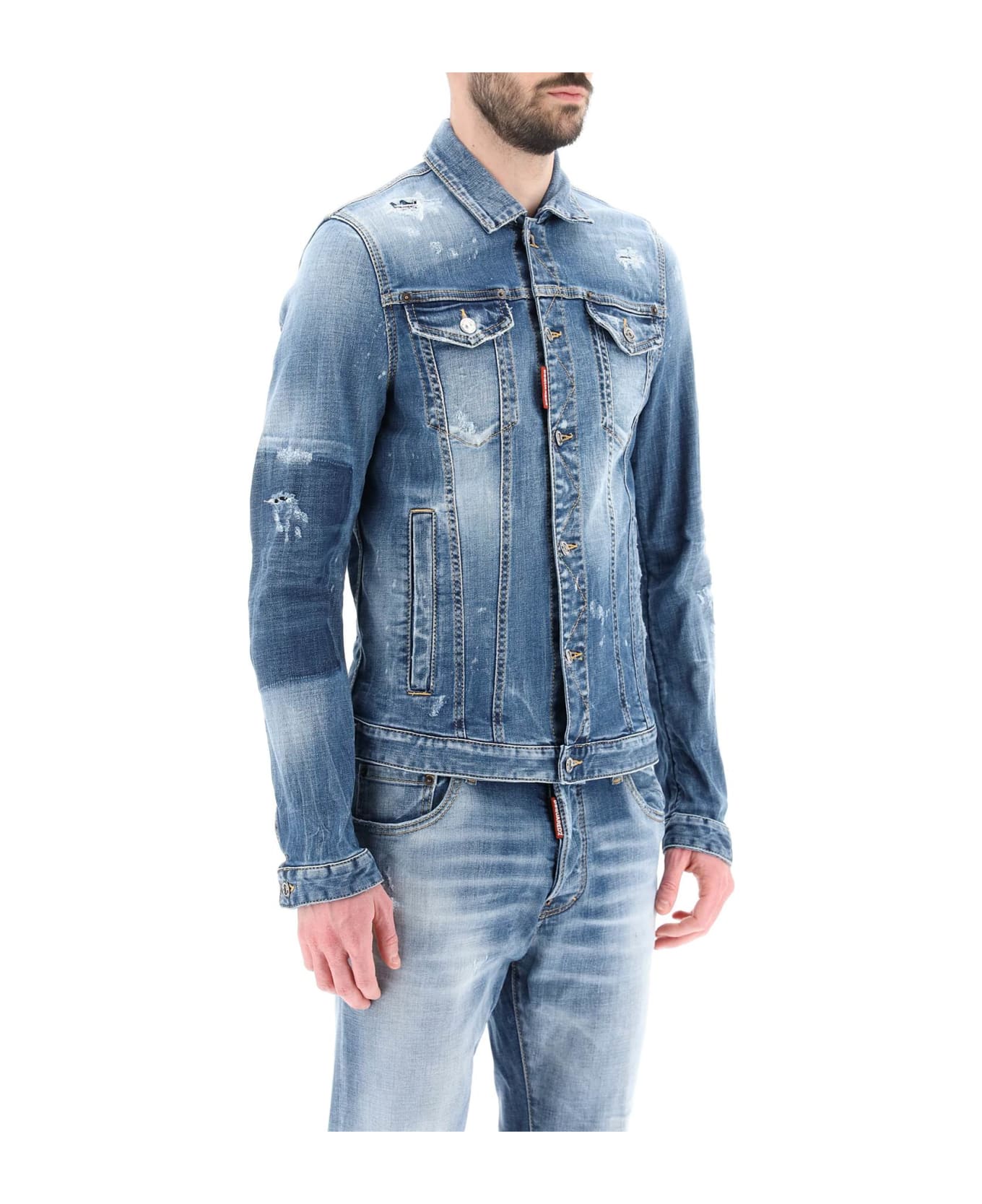 Dsquared2 Classic Jean Jacket - Navy blue