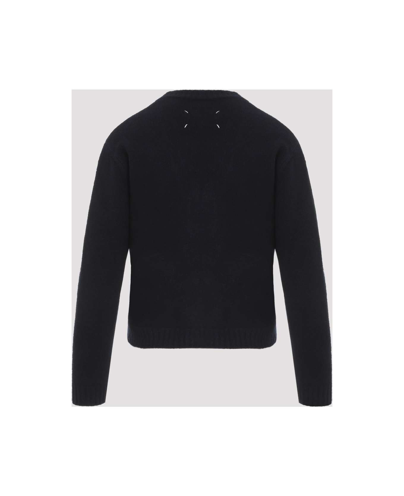 Maison Margiela Wool Cardigan - Navy