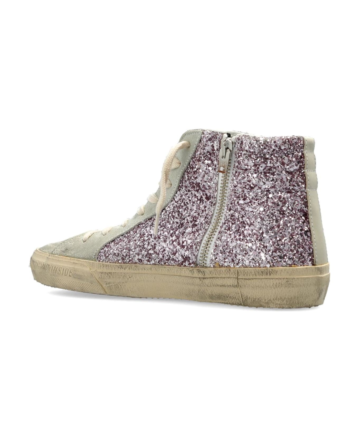 Golden Goose 'slide Classic' Sports Shoes - Lilac/ice/sand スニーカー