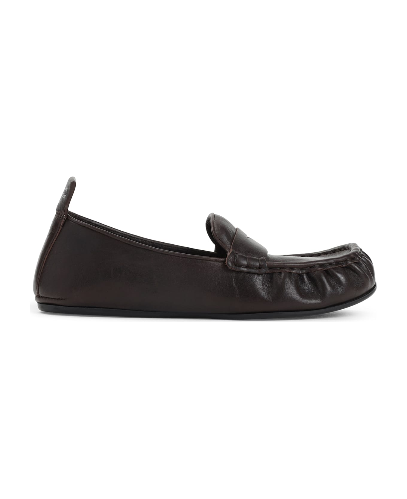 Acne Studios Nappa Leather Loafers - Adm Dark Brown