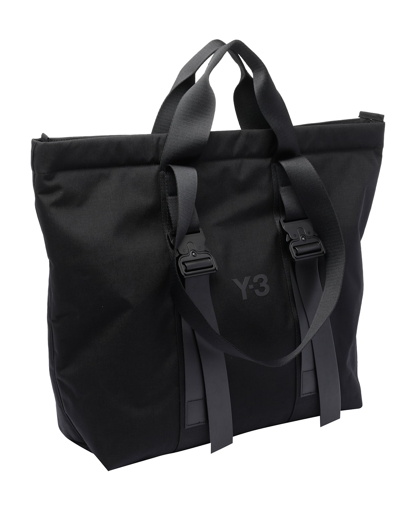 Y-3 Logo Shopper Bag - Black